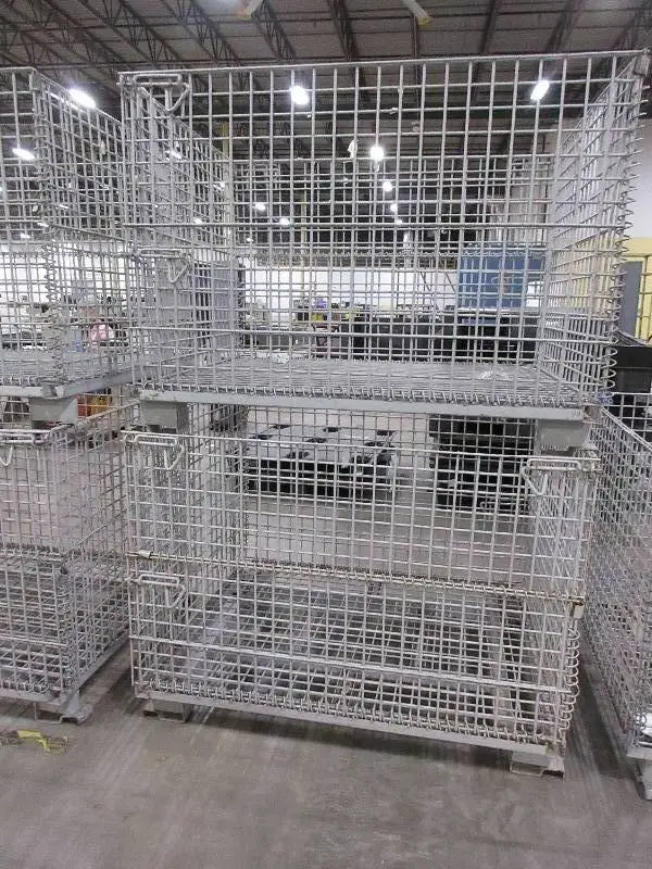U-LINE, COLLAPSIBLE, WIRE CONTAINERS