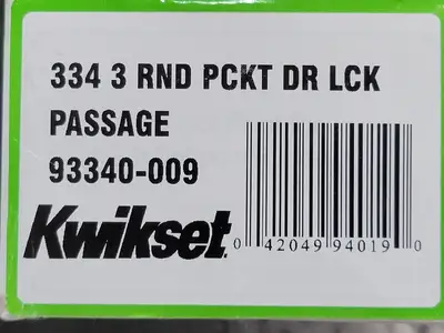 NEW KWIKSET 93340-009
