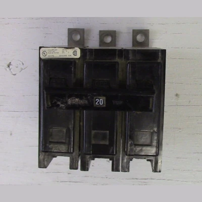 Cutler Hammer 3 Pole 20 Amp Bolt-on Breaker