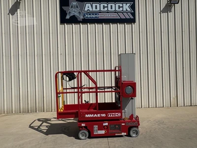 New | in-Stock 2026 MEC MMAE16 Vertical Mast Lifts Texas US | Adcock Equipment USA #1524585