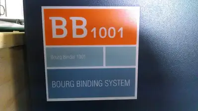 2008 Bourg, Table top Padder/ Binder Model BB1001