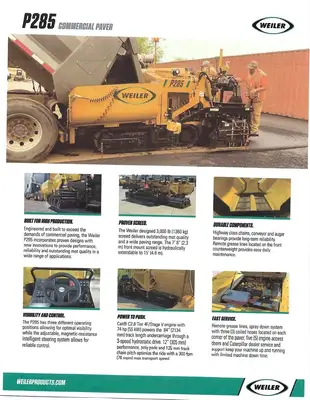 Used 2023 WEILER P285 Tracked Pavers California US | Mittry Construction #1363475