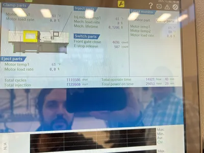 2021 MILACRON FANUC ALPHA-S150iB ROBOSHOT Injection Molding Horizontal/Vertical | Machinery Network (2)