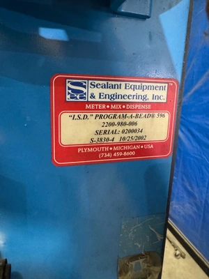 SEALANT EQUIPMENT & ENGINEERING Dispensing Pump Sealant Pump | K.B. Industries LLC (5)