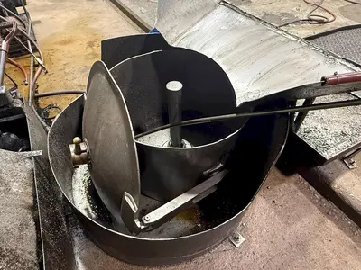 5 CU FT DE-LAVAL CENTRIFUGAL CHIP SPINNER CENTRIFUGE / OIL EXTRACTOR: YOBRO #24690