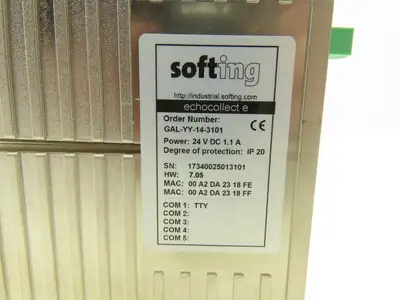 Used SOFTING _UNKNOWN_ PLC Ethernet Equipment Indiana US | Arrow Industrial #1567169