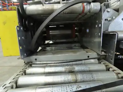 Automotion 15"x 66' Belt Drive Live Roller Bed Conveyor 460V End Drive 95FPM