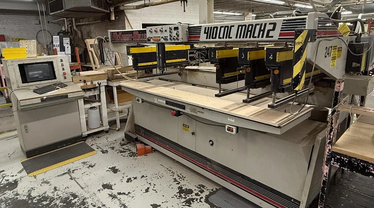 MCKNIGHT-MILLER, M-410 CNC MULTI-SPINDLE VERTICAL BORING