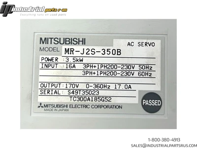 USED MITSUBISHI MR-J2S-350B