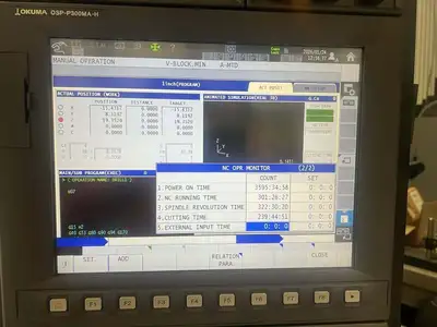 2018 OKUMA GENOS M460V-5AX Machining Centers, 5 Axis | Asset Exchange Corporation (8)