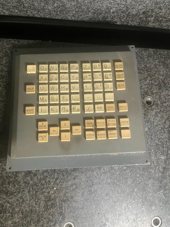 Used FANUC A02B-0281-C125#TBR Keyboards | MachineStation #946994