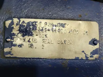 Gland Water Pump