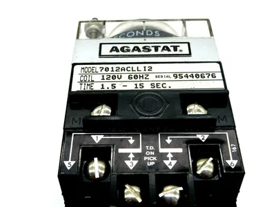 NEW AGASTAT 7012ACLLI2 TIMING RELAY 120V 60HZ