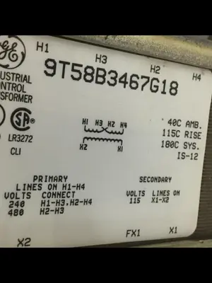 USED GENERAL ELECTRIC 9T58B3467G18