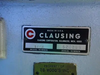USED CLAUSING 1666