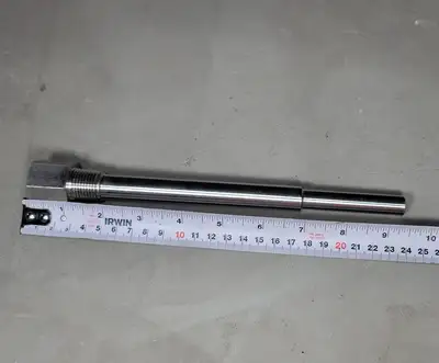 Thermowell 1/2"X1/2" for 9" STEM, 304SS, U=7.5" (Bag of 3)
