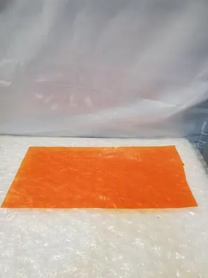 ARTUS PLASTIC SHEET AMBER 10X20X.001