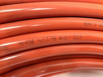 NEW REHAU TUBING PA-ROHR 14X1,5 PA6 WEICH 32219 14MM OD X 100M L