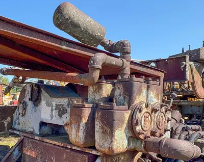 Used FAILING L-100-CA 4-1/2" X 5" DUPLEX-PISTON MUD PUMP Piston Pumps Pennsylvania US | East West Machinery & Drilling #1417811