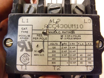 Used ARROW HART _UNKNOWN_ Contact Blocks Texas US | OCO Industrial #1721315