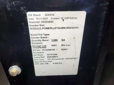 NEW LETOURNEAU R4258389