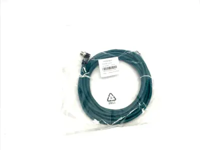 NEW COGNEX ETHERNET CABLE DOUBLE ENDED M12 TO RJ45 185-10100R