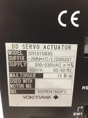 USED YOKOGAWA SR1015B85-2MN1C/L1D00337
