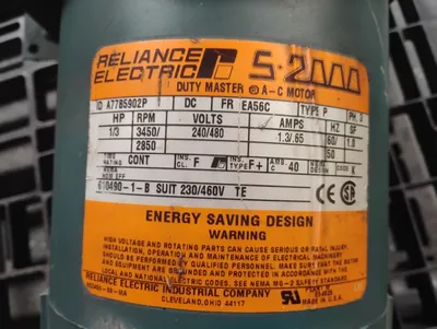 Reliance Electric A77B5902P A.C. Motors | ESS Industrial Equipment Sales (4)