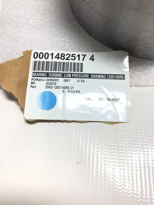 G02215 DWG 125D100RE-25 Low Pressure Bearing Turbine