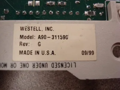 Westell Inc. A90-311590 NIU PM Card Rev. G Used