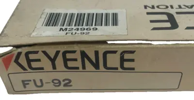 NEW KEYENCE FU-92 FIBER OPTIC SENSOR FU92