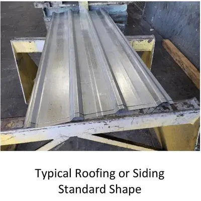 36” x 14-STAND ASC PANEL ROLL FORMING LINE WITH PRE-CUTOFF & MEASURING SYSTEM 6’ TO 42’ LONG