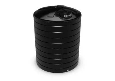 20,000L Tuffa Vertical Enclosed Black MD Polythene