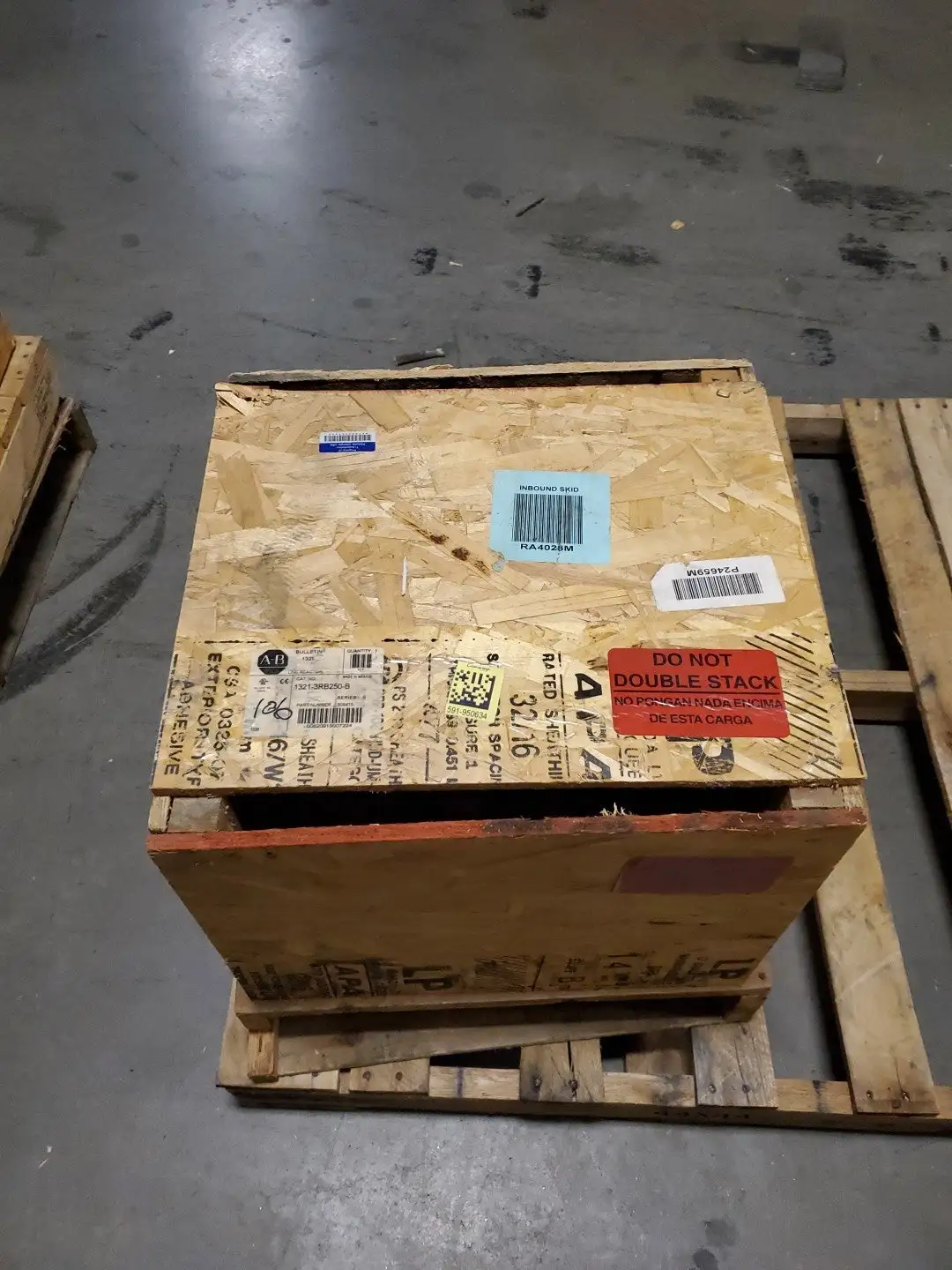 Allen Bradley 1321-3RB250-B Ser B BULLETIN 1321 LINE REACTOR. 2A-12