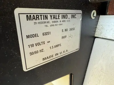 USED MARTIN YALE 63251 DECOLLATOR