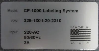 USED INLINE FILLING SYSTEMS COMPLETE L