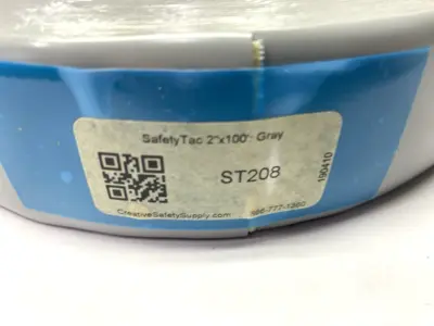 USED SAFETYTAC GRAY FLOOR TAPE 2" X 100'