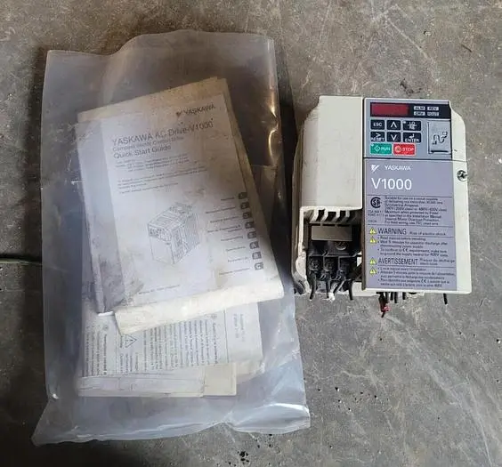 Used YASKAWA CIMR-VU4A0005FAA Misc Electrical & Power Parts Wisconsin US | Lemke Machinery Sales #313535