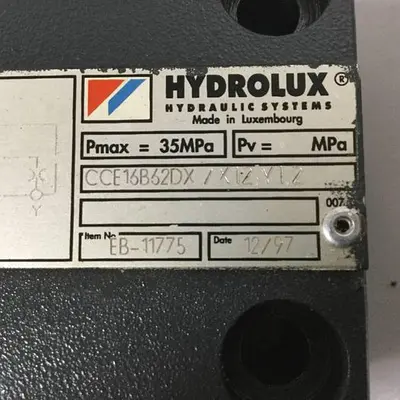 USED HYDROLUX CCE16B62DX/X12Y12