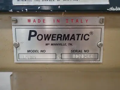Used POWERMATIC FS305 Woodworking Jointers New York US | Martin's Woodworking Machinery #1407695