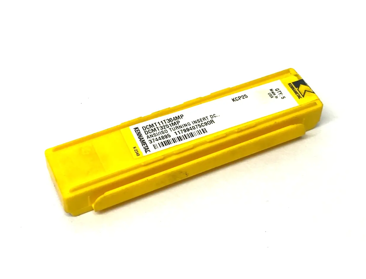3744895 | Kennametal  Screw-On DCMT-MP Positive Inserts DCMT11T304MP PKG OF 5 - New