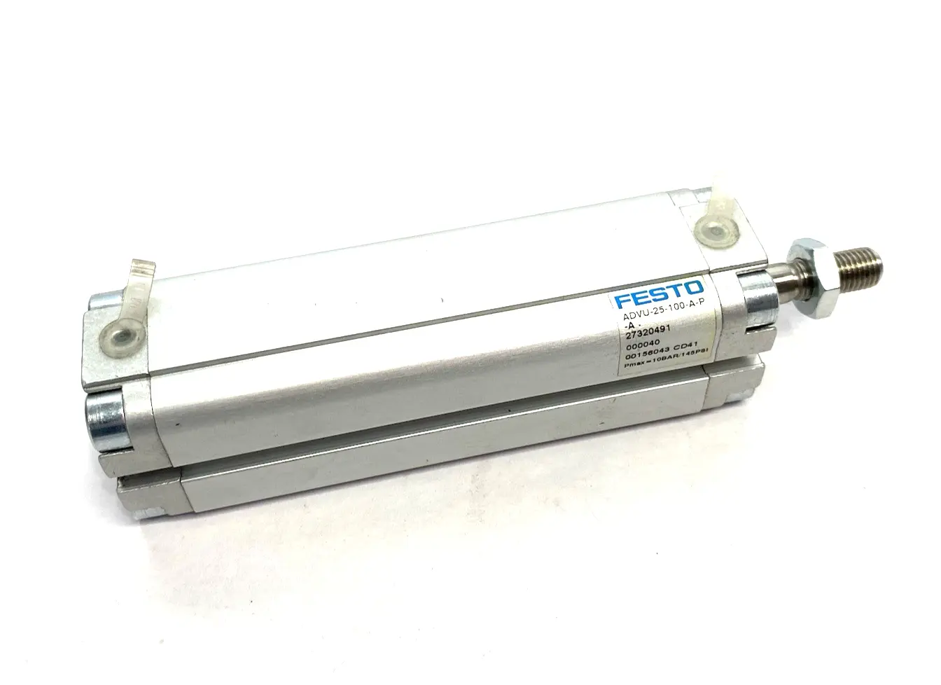 USED FESTO COMPACT DOUBLE-ACTING PNEUMATIC CYLINDER 156043