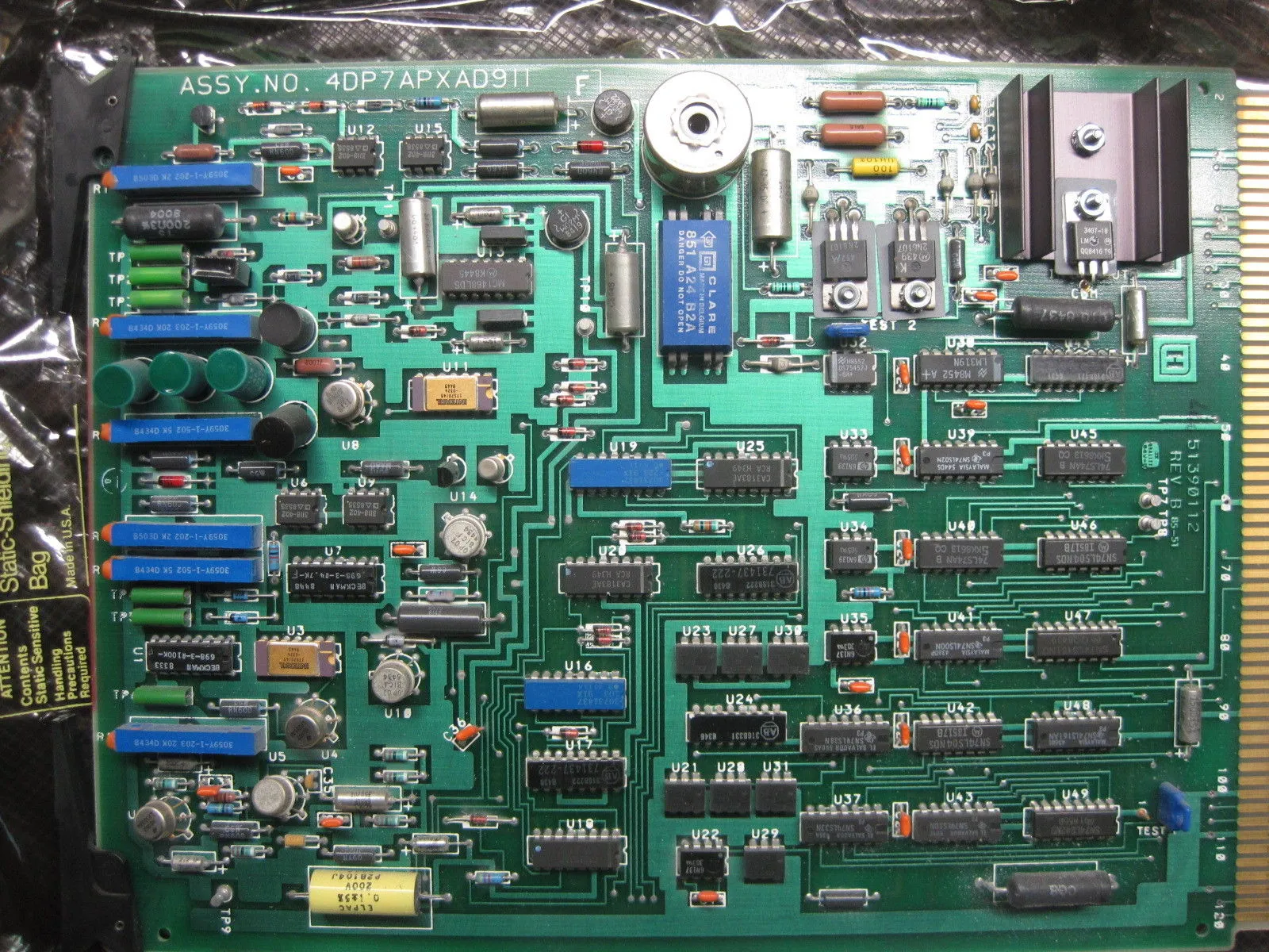 HONEYWELL 4DP7APXAD-911 CONVERTER PC BOARD