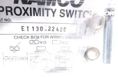 NEW NAMCO ET130-22420 PROXIMITY SWITCH ET13022420