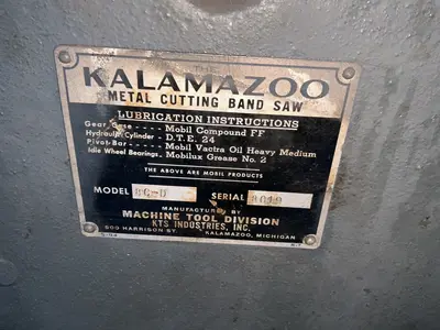Used KALAMAZOO 8CD Horizontal Band Saws Ohio US | HGR 24 #1352767