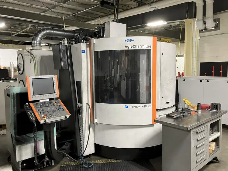 Used 2008 +GF+ MIKRON HSM 500 Vertical Machining Centers Minnesota US | Orca Machine Tools, Inc. #1262825