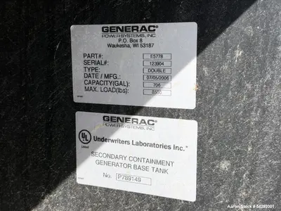 USED GENERAC 6798020100