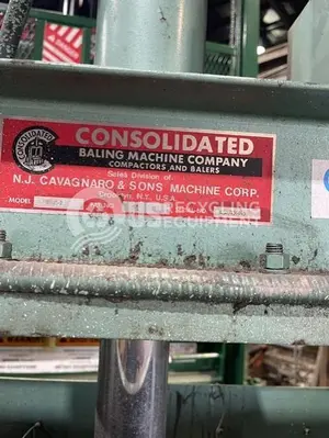 Used CONSOLIDATED BALER STDC-2 36 INCH VERTICAL CLOTH/CARDBOARD BALER Balers Pennsylvania US | US Recycling Equipment #1343465