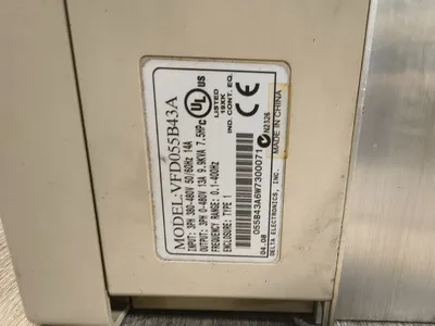 USED DELTA ELECTRONICS VFD055B43A