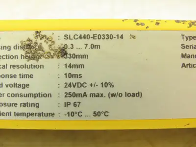 Schmersal SLC440-ER-0330-14-01 330mm Light Curtain Transmitter & Receiver Set